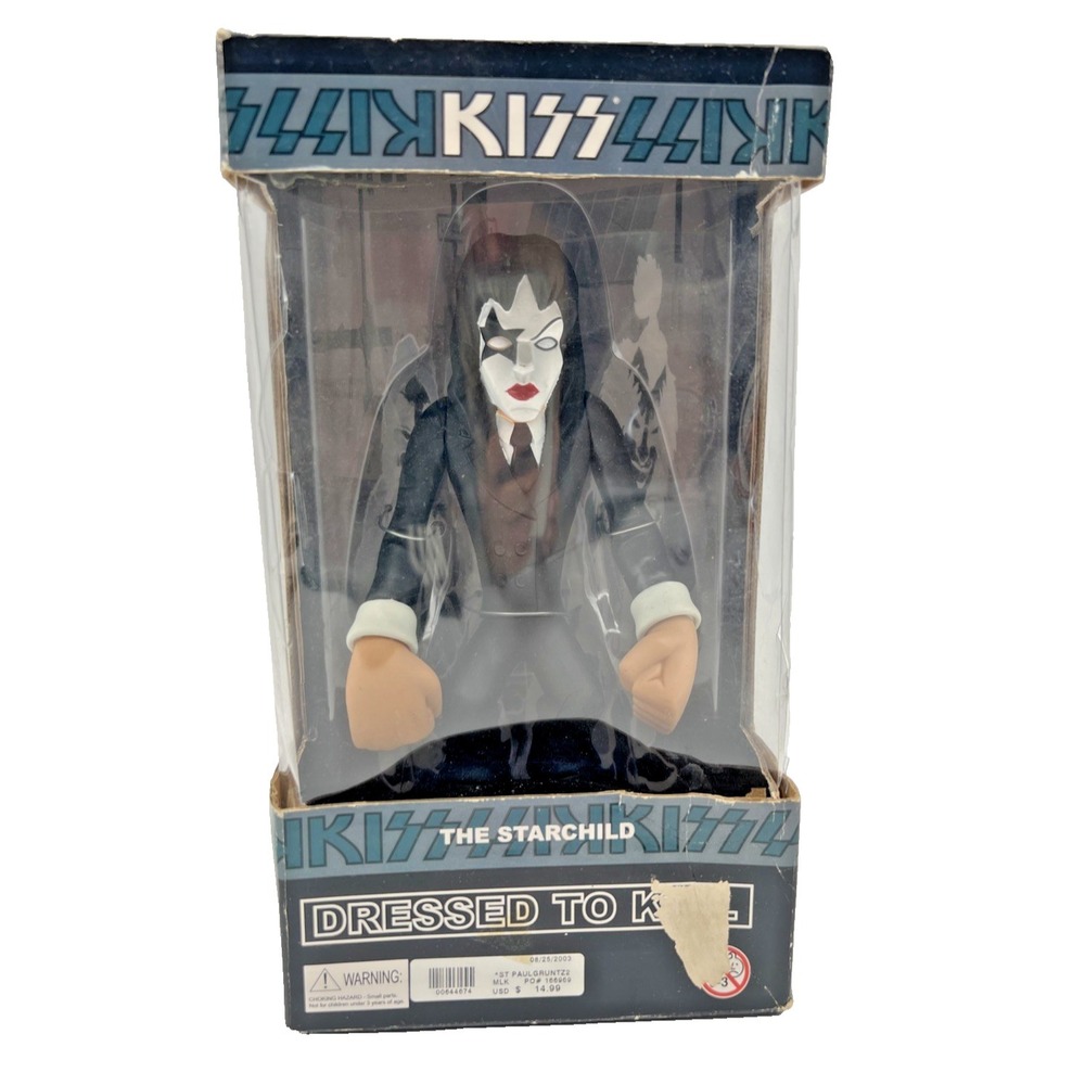Vintage KISS "Dressed To Kill: The Starchild " Gruntz Figure 2003 #2